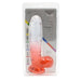 Kiotos Cox Color - Gekleurde Dildo 10 - 25 x 5,5 cm - Transparant/Rood-Laced-up.nl