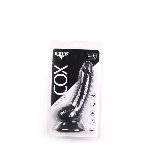 Kiotos Cox - Dildo 17 x 3 cm - Zwart-Laced-up.nl