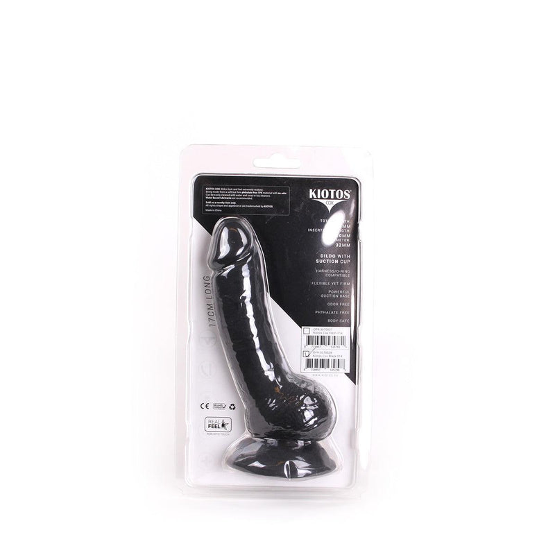 Kiotos Cox - Dildo 17 x 3 cm - Zwart-Laced-up.nl
