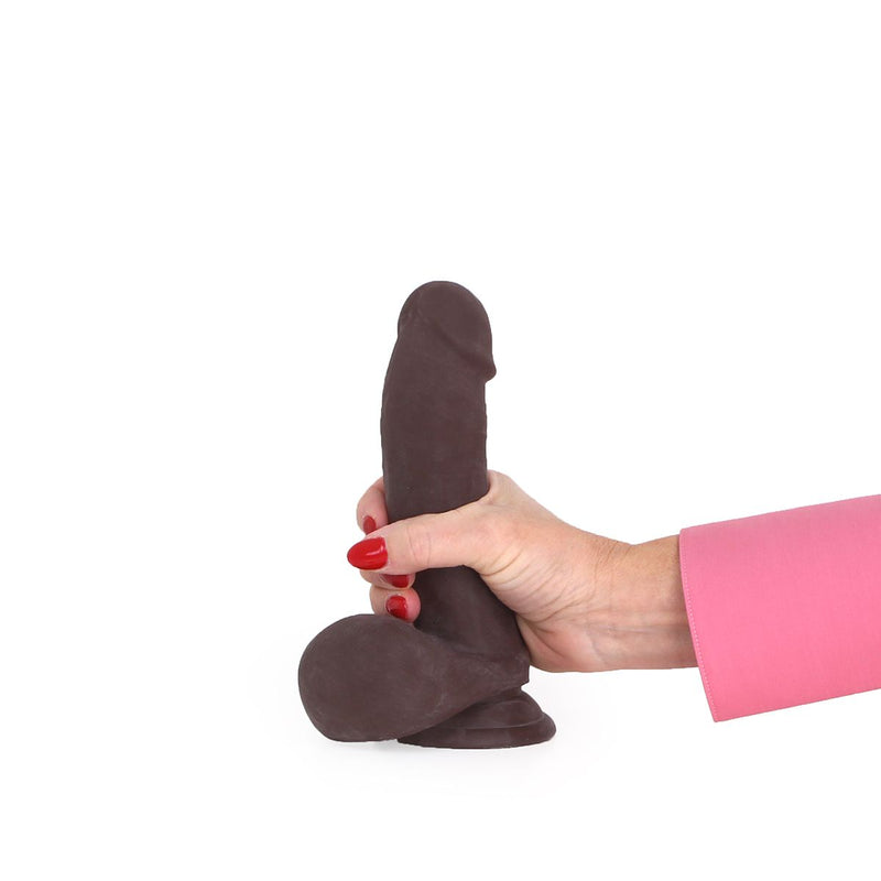 Kiotos Cox - Dildo 19 x 4 cm - Bruin-Laced-up.nl