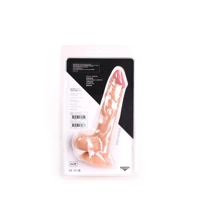 Kiotos Cox - Dildo 22,5 x 4 cm - Lichte Huidskleur-Laced-up.nl