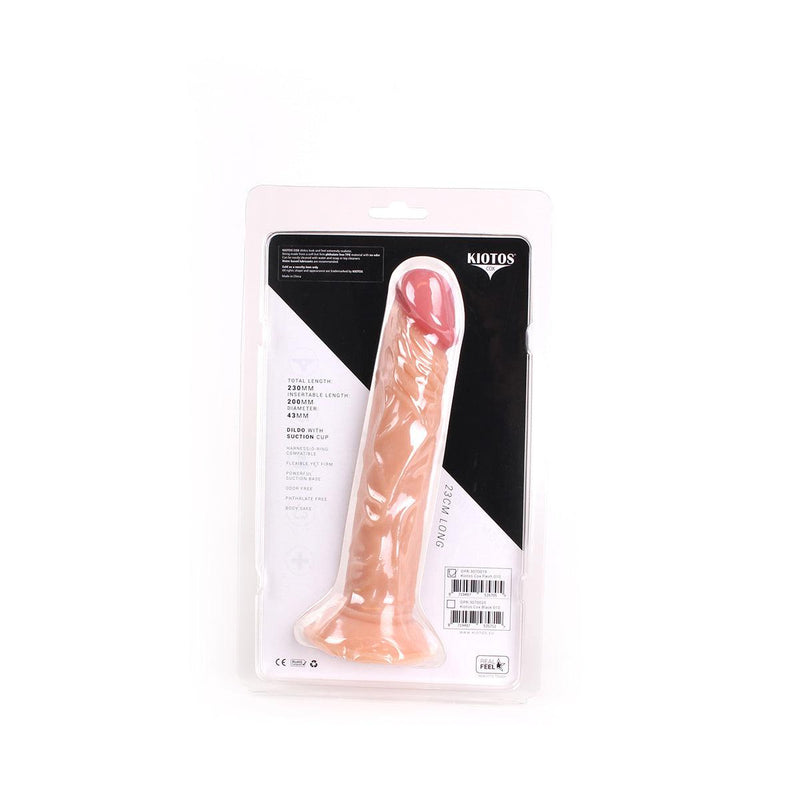 Kiotos Cox - Dildo 23 x 4,5 cm - Lichte Huidskleur-Laced-up.nl