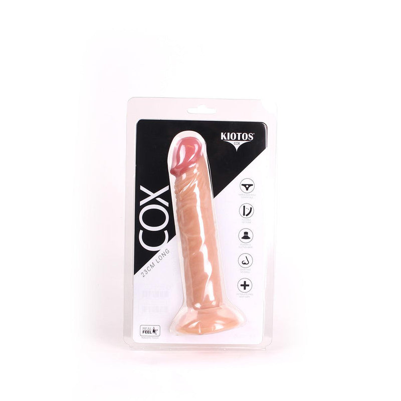 Kiotos Cox - Dildo 23 x 4,5 cm - Lichte Huidskleur-Laced-up.nl