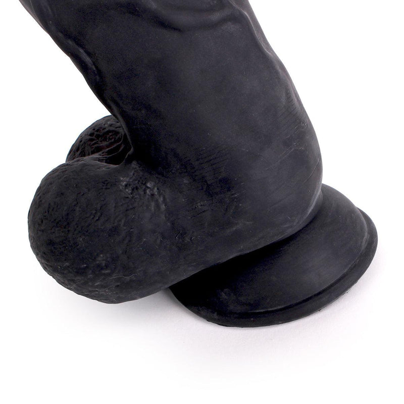 Kiotos Cox - Dildo 29,5 x 7 cm - Zwart-Laced-up.nl