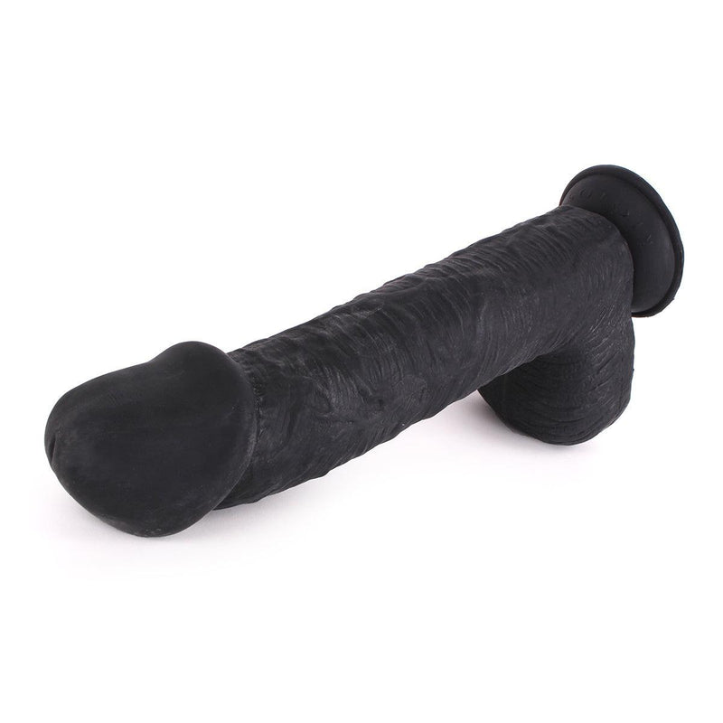 Kiotos Cox - Dildo 30 x 5,5 cm - Zwart-Laced-up.nl