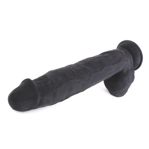 Kiotos Cox - Dildo 31 x 6 cm - Zwart-Laced-up.nl