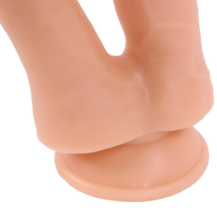 Kiotos Cox - Dildo Voor Dubbele Penetratie - 19 x 3/3.5 cm - Lichte Huidskleur-Laced-up.nl