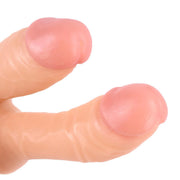 Kiotos Cox - Dildo Voor Dubbele Penetratie - 19 x 3/3.5 cm - Lichte Huidskleur-Laced-up.nl