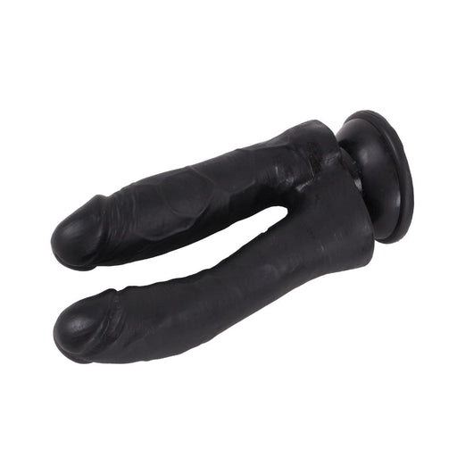 Kiotos Cox - Dildo Voor Dubbele Penetratie - 19 x 3/3.5 cm - Zwart-Laced-up.nl