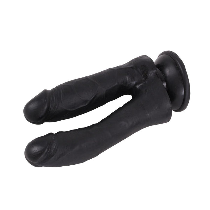 Kiotos Cox - Dildo Voor Dubbele Penetratie - 19 x 3/3.5 cm - Zwart-Laced-up.nl