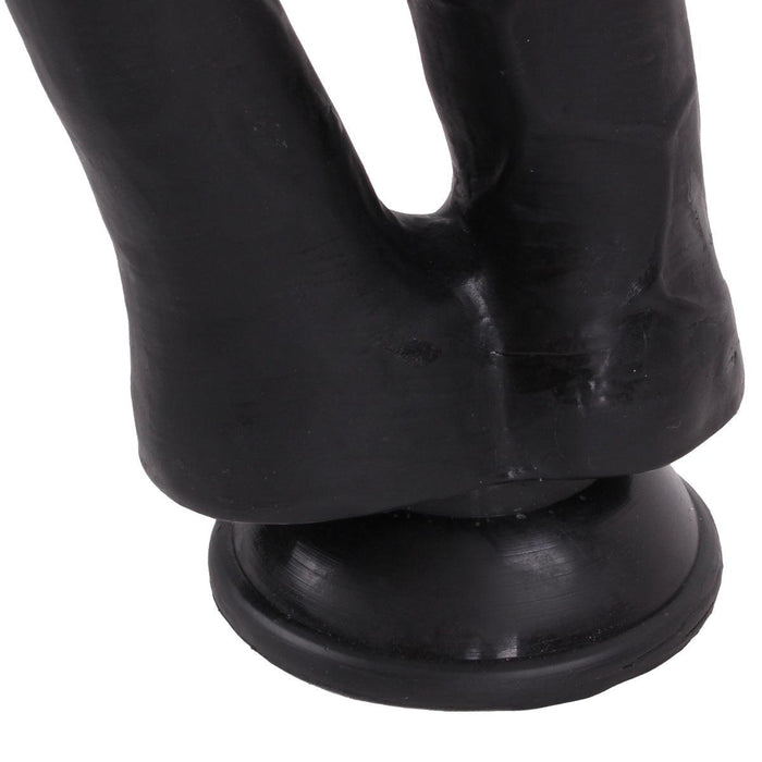 Kiotos Cox - Dildo Voor Dubbele Penetratie - 19 x 3/3.5 cm - Zwart-Laced-up.nl