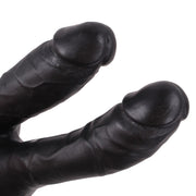 Kiotos Cox - Dildo Voor Dubbele Penetratie - 19 x 3/3.5 cm - Zwart-Laced-up.nl