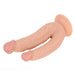 Kiotos Cox - Dildo Voor Dubbele Penetratie - 21 x 3.5/4.5 cm - Lichte Huidskleur-Laced-up.nl