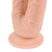 Kiotos Cox - Dildo Voor Dubbele Penetratie - 21 x 3.5/4.5 cm - Lichte Huidskleur-Laced-up.nl
