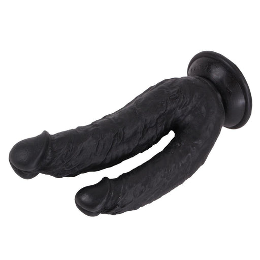Kiotos Cox - Dildo Voor Dubbele Penetratie - 21 x 3.5/4.5 cm - Zwart-Laced-up.nl