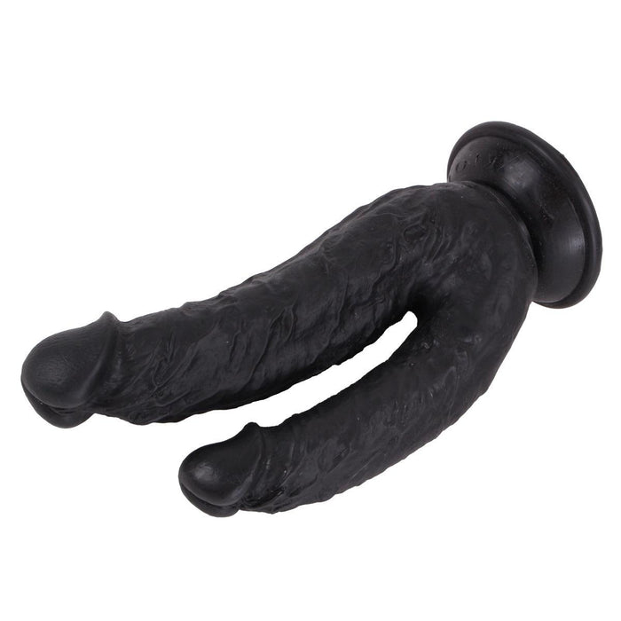 Kiotos Cox - Dildo Voor Dubbele Penetratie - 21 x 3.5/4.5 cm - Zwart-Laced-up.nl
