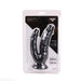 Kiotos Cox - Dildo Voor Dubbele Penetratie - 21 x 3.5/4.5 cm - Zwart-Laced-up.nl