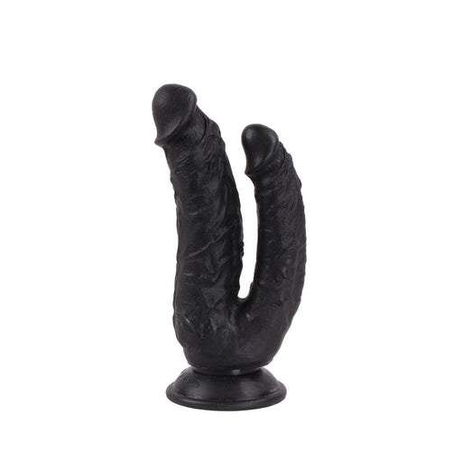 Kiotos Cox - Dildo Voor Dubbele Penetratie - 21 x 3.5/4.5 cm - Zwart-Laced-up.nl
