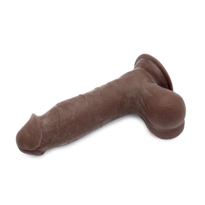 Kiotos Cox - Dildo Met Glijdende Huid 19.5 x 4.5 cm - Bruin-Laced-up.nl