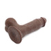 Kiotos Cox - Dildo Met Glijdende Huid 19.5 x 4.5 cm - Bruin-Laced-up.nl