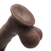 Kiotos Cox - Dildo Met Glijdende Huid 19.5 x 4.5 cm - Bruin-Laced-up.nl