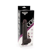 Kiotos Cox - Dildo Met Glijdende Huid - Bruin-Laced-up.nl