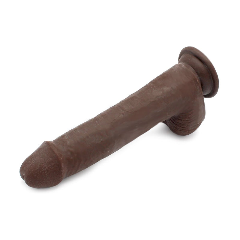 Kiotos Cox - Dildo Met Glijdende Huid - Bruin-Laced-up.nl