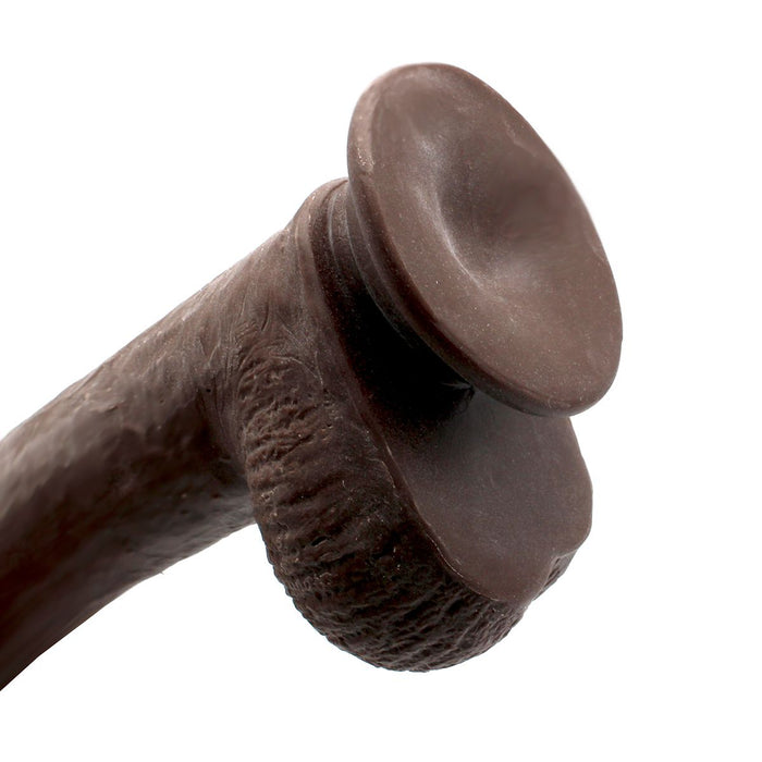 Kiotos Cox - Dildo Met Glijdende Huid - Bruin-Laced-up.nl