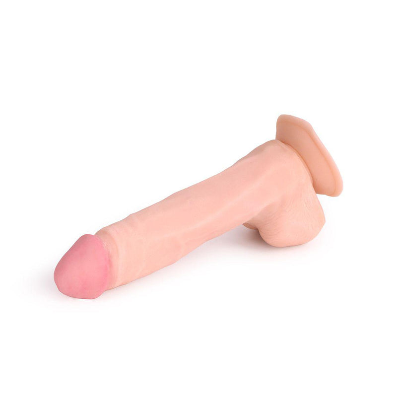 Kiotos Cox - Dildo Met Zuignap die echt aanvoelt 22,5 x 5 cm - Lichte Huidskleur-Laced-up.nl