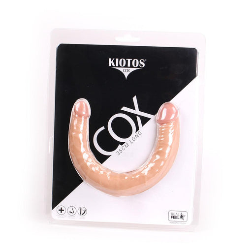 Kiotos Cox - Dubbele Dildo 30 cm - Lichte Huidskleur-Laced-up.nl