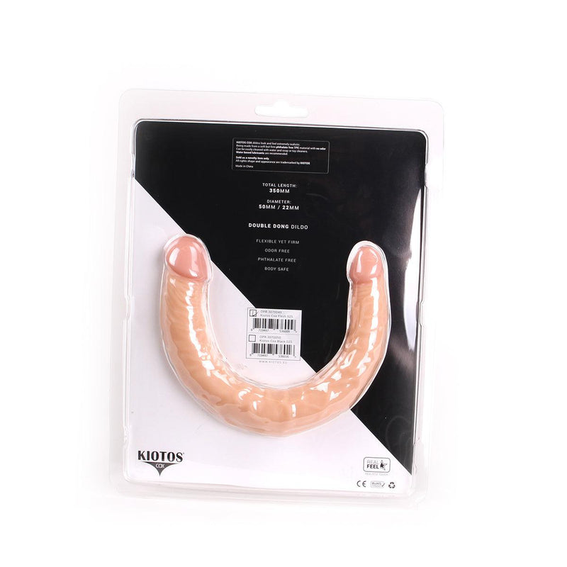 Kiotos Cox - Dubbele Dildo 30 cm - Lichte Huidskleur-Laced-up.nl