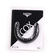 Kiotos Cox - Dubbele Dildo 35,5 cm - Zwart-Laced-up.nl