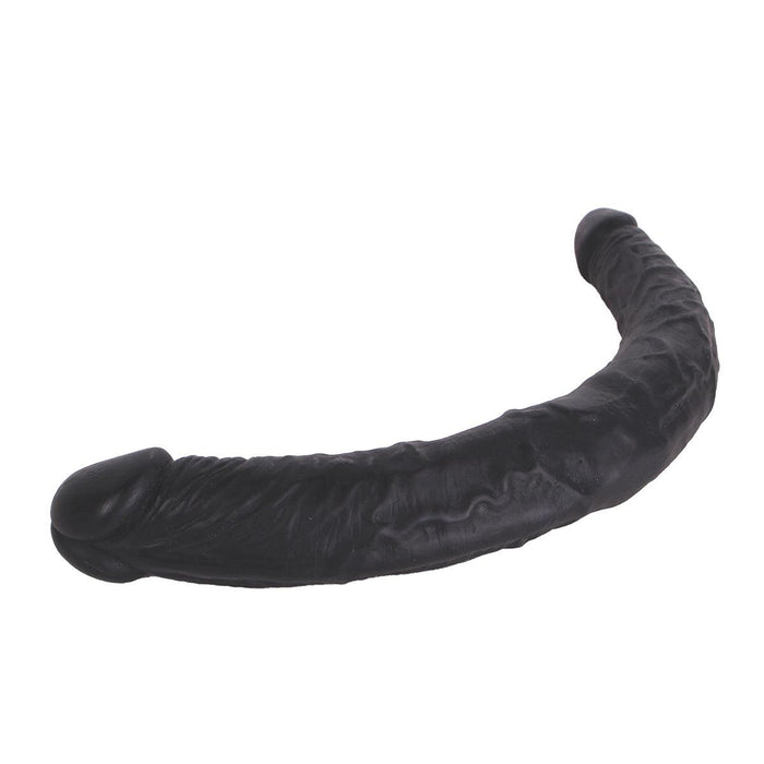 Kiotos Cox - Dubbele Dildo 35,5 cm - Zwart-Laced-up.nl