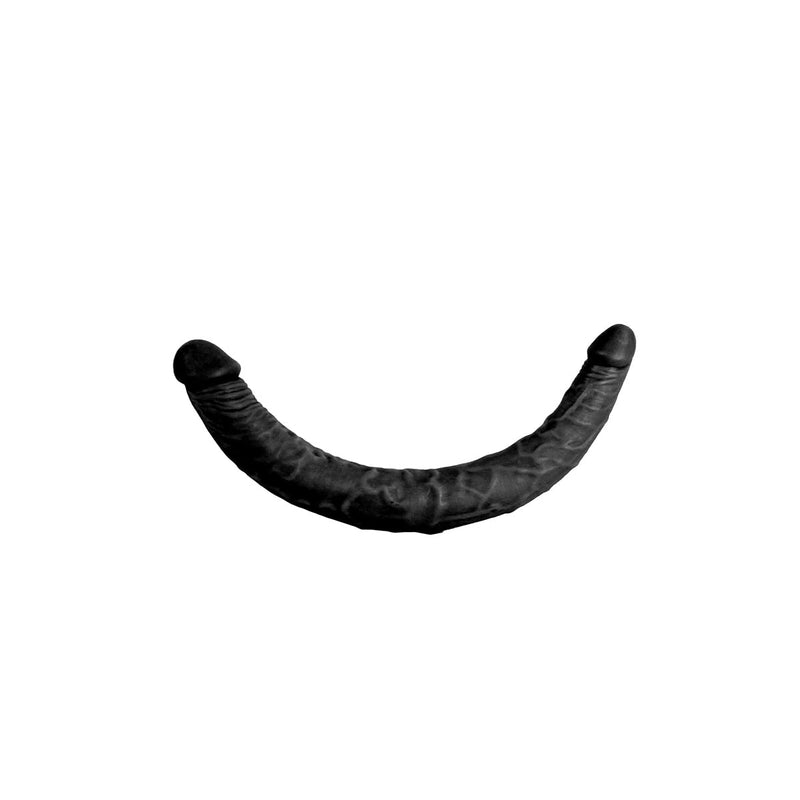 Kiotos Cox - Dubbele Dildo 35,5 cm - Zwart-Laced-up.nl