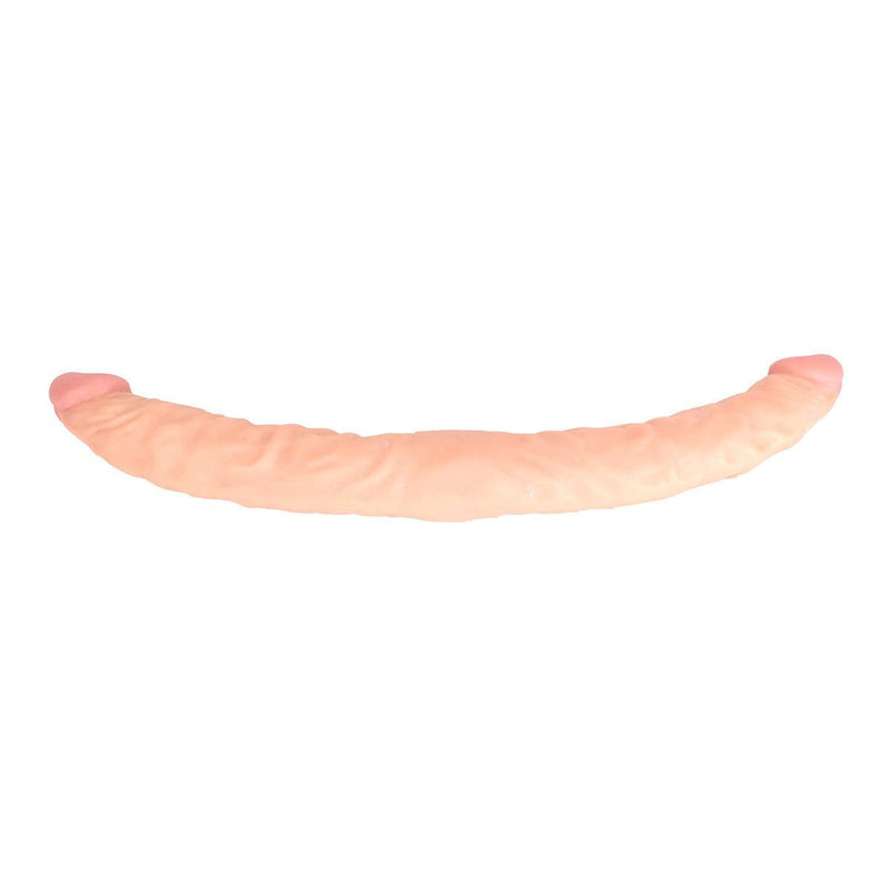 Kiotos Cox - Dubbele Dildo - 40 x 3,6/3,8 cm - Lichte Huidskleur-Laced-up.nl