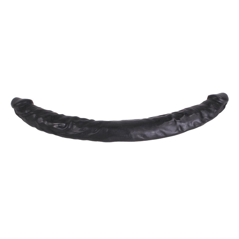 Kiotos Cox - Dubbele Dildo - 40 x 3.6/3.8 cm - Zwart-Laced-up.nl