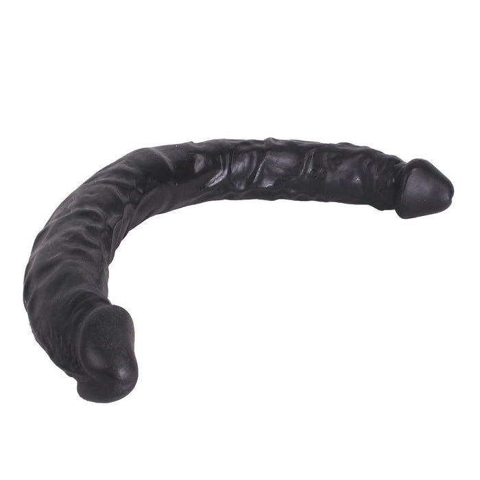Kiotos Cox - Dubbele Dildo - 40 x 3.6/3.8 cm - Zwart-Laced-up.nl