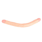 Kiotos Cox - Dubbele Dildo - 45 x 4,5/4,8 cm - Lichte Huidskleur-Laced-up.nl