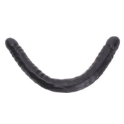 Kiotos Cox - Dubbele Dildo - 45 x 4,5/4,8 cm - Zwart-Laced-up.nl