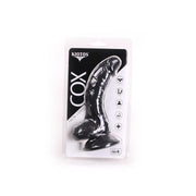 Kiotos Cox - Lichte Gekromde Dildo 16 x 4 cm - Zwart-Laced-up.nl