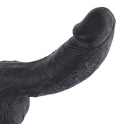 Kiotos Cox - Lichte Gekromde Dildo 16 x 4 cm - Zwart-Laced-up.nl
