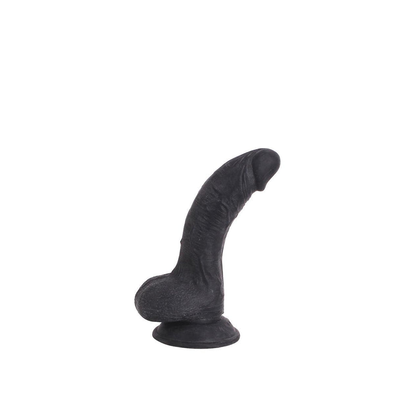 Kiotos Cox - Lichte Gekromde Dildo 16 x 4 cm - Zwart-Laced-up.nl