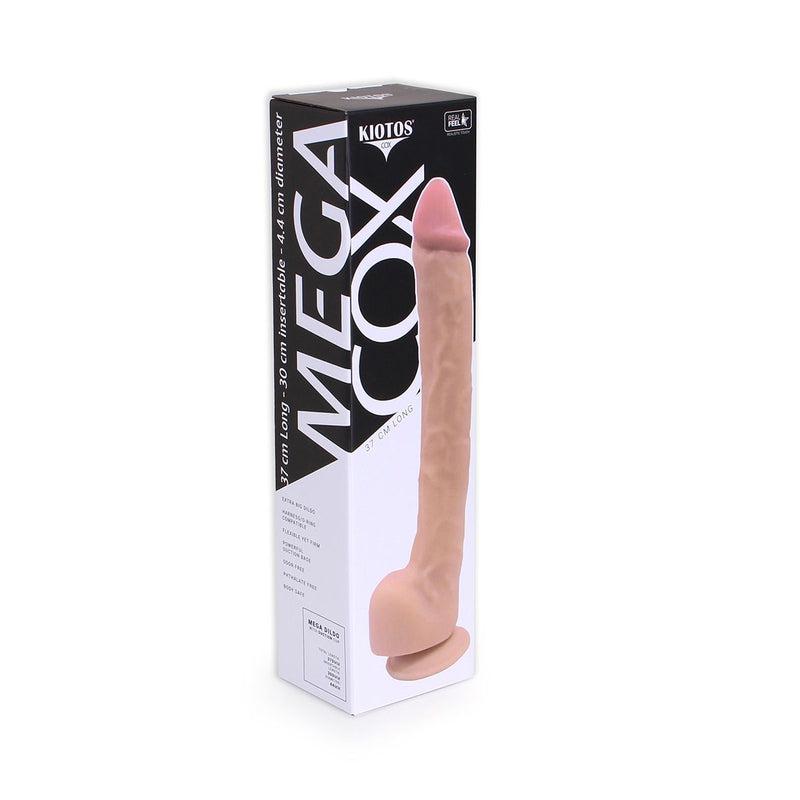 Kiotos Cox - Mega Dildo XXL 37 x 5 cm - Lichte Huidskleur-Laced-up.nl