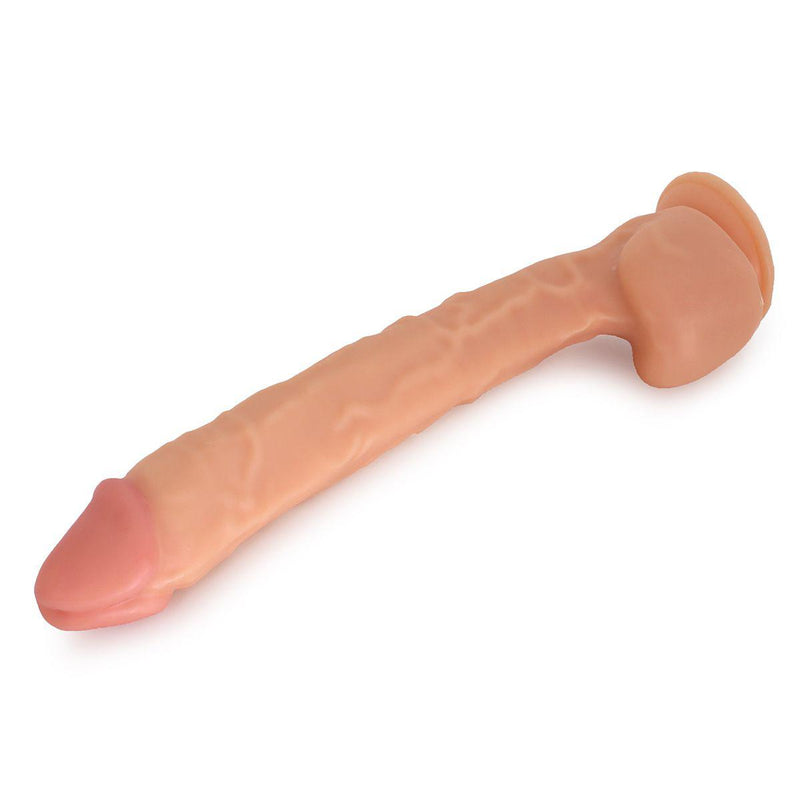 Kiotos Cox - Mega Dildo XXL 37 x 5 cm - Lichte Huidskleur-Laced-up.nl