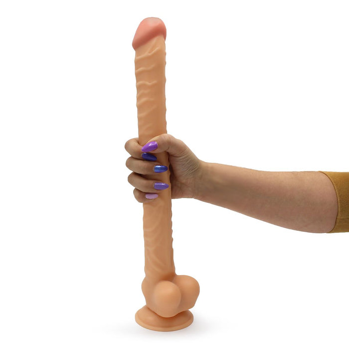 Kiotos Cox - Mega Dildo XXL 40 x 3.7 cm - Lichte Huidskleur-Laced-up.nl