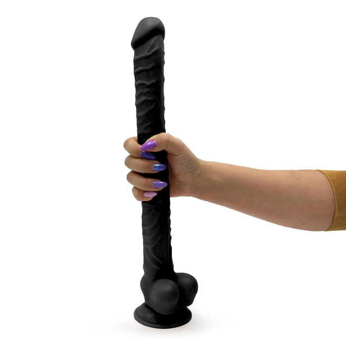 Kiotos Cox - Mega Dildo XXL 40 x 3.7 cm - Zwart-Laced-up.nl