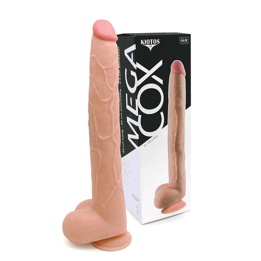 Kiotos Cox - Mega Dildo XXL 43 x 5.5 cm - Lichte Huidskleur-Laced-up.nl