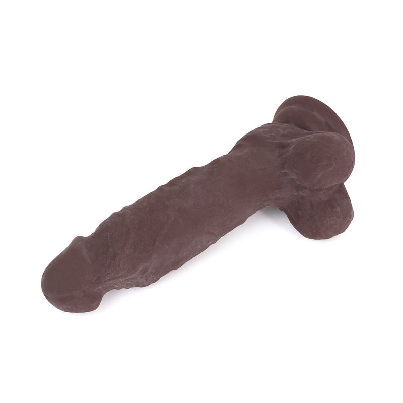Kiotos Cox - Dildo - 18.5 x 3.8 cm - TPE - Bruin-Laced-up.nl