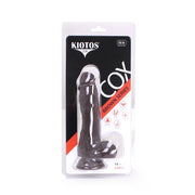 Kiotos Cox - Dildo - 18.5 x 3.8 cm - TPE - Bruin-Laced-up.nl