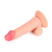 Kiotos Cox - Rechte Dildo Met Balzak 16 x 4 cm - Lichte Huidskleur-Laced-up.nl
